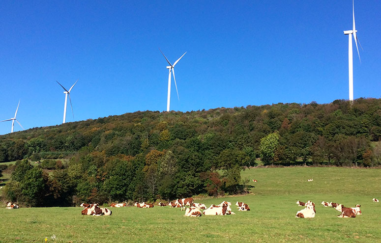 Mise en service du parc éolien de Lomont-Vellerot Velocita