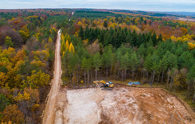 launch of a windfarm construction - Velocita