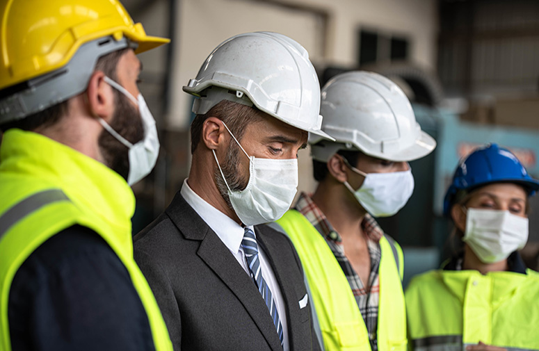 adaptation au covid19 sur les chantiers de Velocita