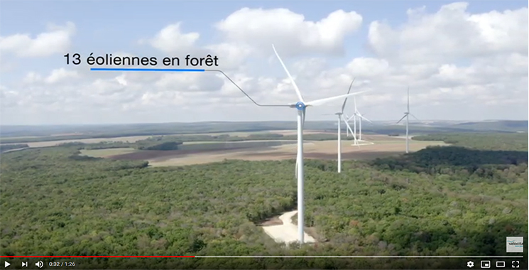 Vidéo de présenation du parc éolien Entre Tille et Venelle